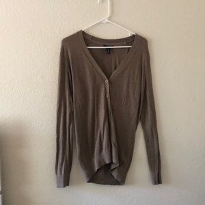 Gap M Brown Cardigan Sweater